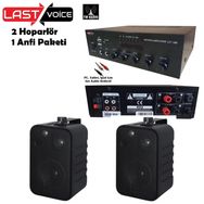 Lastvoice Black Soft Paket-1 Hoparlör-Anfi Mağaza Ses Sistemi