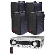 Lastvoice Black Wall Small Paket-2 Hoparlör ve Anfi Ses Sistemi Seti