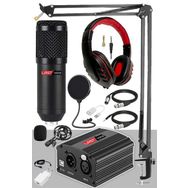 Lastvoice BM800H Stüdyo Mikrofon Phantom Kulaklık Stand Kayıt Seti