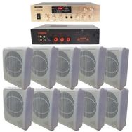 Lastvoice Eko Paket-5 Anfi Ve Duvar Tipi Hoparlör Ses Sistemi Paketi