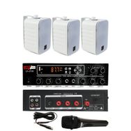 Lastvoice Large Paket-2 Hoparlör ve Anfi Anons Ses Sistemi Seti
