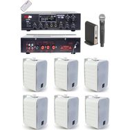 Lastvoice Large Plus Paket-5 Hoparlör ve Anfi Anons Ses Sistemi Seti
