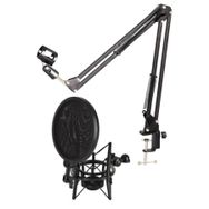 Lastvoice NB39 SH-101 Masa Mikrofon Standı Sehpa + Pop Filtre ve Shock Mount Set