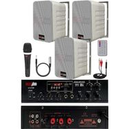 Lastvoice Soft Paket-2 Hoparlör Amfi Mikrofon Mağaza Ses Sistemi Seti