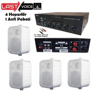 Lastvoice Soft Paket-3 Hoparlör ve Anfi Mağaza Ses Sistemi