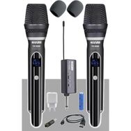 Lastvoice TX-102EE El Tipi Telsiz Kablosuz Şarjlı Çift Mikrofon Seti