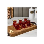 Lav 165 ml Şeffaf 6'lı Çay Bardağı