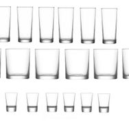 Lav 18 Parça Rakı Viski Shot Bardağı Takımı
