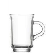 Lav Ada 6'lı Kulplu Çay Bardağı