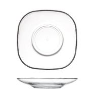 Lav ZEN277 6'lı Cam Çay Tabağı Seti
