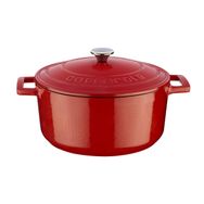 Lava 22 cm Metal Döküm Yuvarlak Tencere