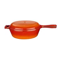 Lava 26 cm Turuncu Döküm Combo Derin Tava