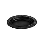 Lava 28x20 cm Siyah Döküm Oval Döner Kebap Tabağı