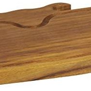 Lava 33.5x24.6 cm Metal Ahşap Sunum Tepsisi