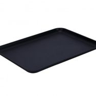 Lava 34x25 CM Siyah Döküm Dikdörtgen Servis Tabağı