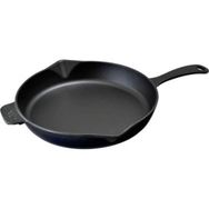 Lava Demir Döküm 30 cm Metal Kulplu Yuvarlak Kızartma Tavası