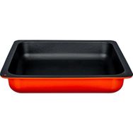 Lava Döküm GN 2/3 İç Renk Siyah Ölçü 35x32 cm Kırmızı Gastronorm Küvet