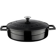 Lava Folk Yayvan 24 cm 2,4 lt Siyah Döküm Tencere