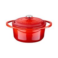 Lava Heritage Serisi Yuvarlak 20 cm Kırmızı Döküm Tencere
