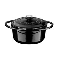 Lava Heritage Serisi Yuvarlak 20 cm Siyah Döküm Tencere