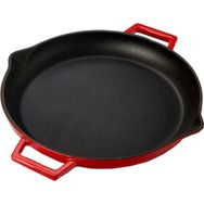 Lava Kırmızı 26 cm Metal Kulplu Yuvarlak Kızartma Tavası