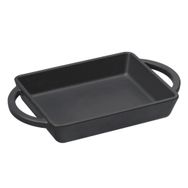 Lava LV ECO P TV 12x15 cm Kulplu Döküm Demir Siyah Izgara Tava