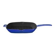 Lava Mavi 28x28 cm Metal Saplı Grill Tava