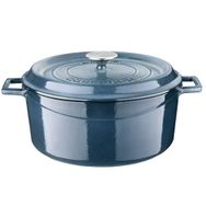 Lava Metal Premium Serisi 20 cm Gri Döküm Yuvarlak Tencere