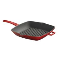 Lava Metal Saplı 26x26 cm Kırmızı Izgara Tava
