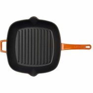 Lava Metal Saplı 26x26 cm Turuncu Izgara Tava