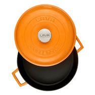 Lava Spring 28 cm Turuncu Döküm Çok Amaçlı Tencere