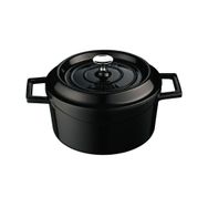 Lava Trendy 16 cm Siyah Yuvarlak Tencere