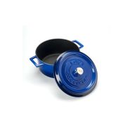 Lava Trendy 24 cm Mavi Döküm Yuvarlak Derin Tencere