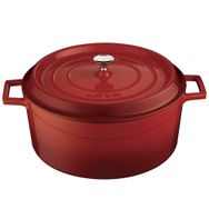 Lava Trendy 32 cm Kırmızı Yuvarlak Tencere
