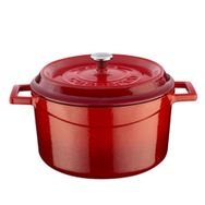 Lava Trendy Kırmızı 24 cm Yuvarlak Tencere