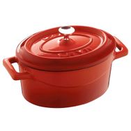 Lava Trendy Kırmızı Oval Mini Tencere