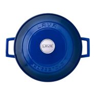 Lava Trendy Mavi Metal Döküm Çok Amaçlı 28 cm Yayvan Tencere