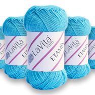 Lavita 0053 Yarn Etamin 5 Adet El Örgü İpi