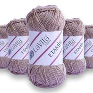 Lavita 0104 Yarn Etamin 5 Adet El Örgü İpi