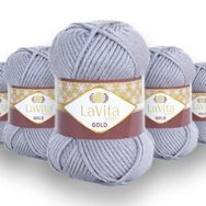 Lavita 2771 Yarn Gold 5 Adet El Örgü İpi