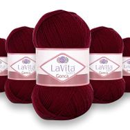 Lavita 3209 Yarn Gonca 5 Adet El Örgü İpi