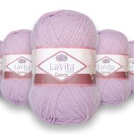 Lavita 4116 Yarn Gonca 5 Adet El Örgü İpi