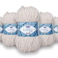 Lavita 4140 Yarn Velur 5 Adet El Örgü İpi