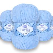 Lavita 5010 Yarn Velur 5 Adet El Örgü İpi