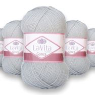 Lavita 6013 Yarn Gonca 5 Adet El Örgü İpi