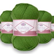 Lavita 8124 Yarn Gonca 5 Adet El Örgü İpi
