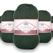 Lavita 8126 Yarn Gonca 5 Adet El Örgü İpi