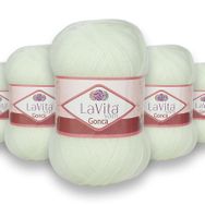 Lavita 8206 Yarn Gonca 5 Adet El Örgü İpi