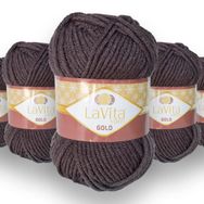 Lavita 9810 Yarn Gold 5 Adet El Örgü İpi