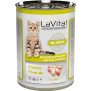 Lavital Kitten Tahılsız Tavuklu 400 gr Yavru Kedi Konservesi